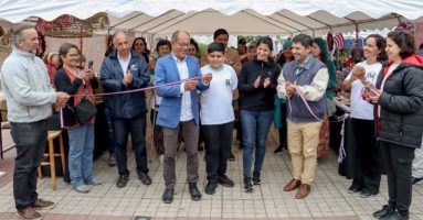 Villarrica inaugura “Expo Navidad Emprende” en el frontis municipal