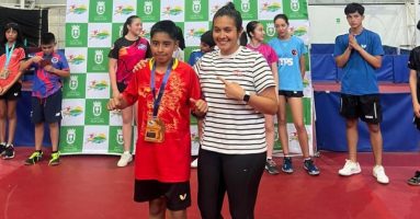 Menor de Villarrica N°1 En Campeonato Nacional de Tenis de Mesa