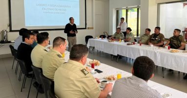 Aguas Araucanía y Carabineros coordinan acciones en resguardo de infraestructura sanitaria