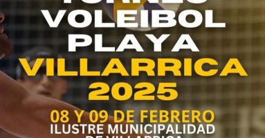 Fin de semana de voleibol playa en Villarrica
