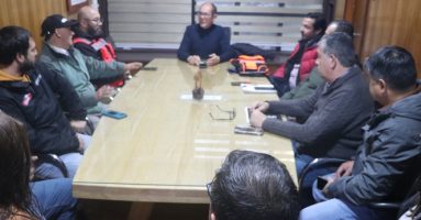 Reunión de emergencia en Villarrica por fuertes lluvias que afectan a la zona