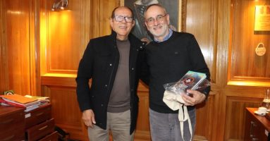 Gobernador René Saffirio y alcalde Pablo Astete sostienen reunión para avanzar en el desarrollo de Villarrica