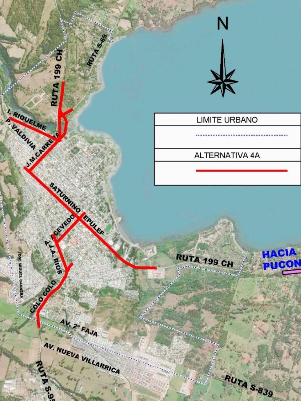 Mejoramiento pasada urbana ruta S-95-T: Una solución para la congestión vehicular hacia Licán Ray - Red Informativa