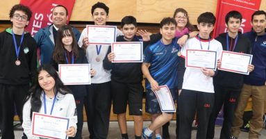 Representantes de 14 colegios de Villarrica participaron en el Campeonato Comunal de Tenis de Mesa