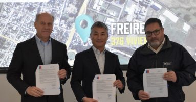 Convenio SERVIU-Aguas Araucanía permitirá construcción de mega proyecto de viviendas sociales en Lautaro