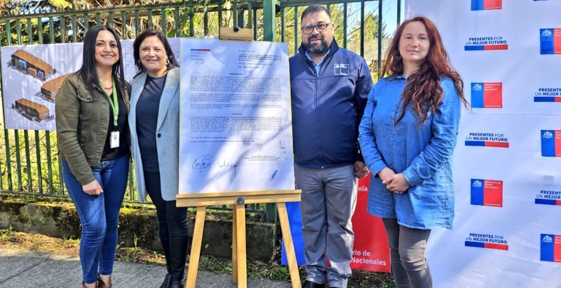 Bienes Nacionales entrega terreno a Junji para jardín infantil en Licán Ray