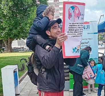 Niños y niñas de la JUNJI participan en hito sobre la eliminación de la violencia contra la mujer - Red Informativa