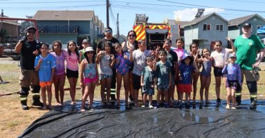 Niños y adolescentes del sector Segunda Faja de Villarrica disfrutaron de una tarde recreativa de verano