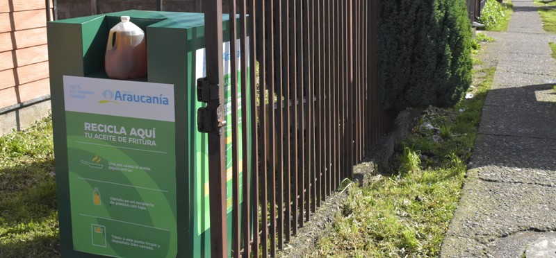 Día de la Tierra en Villarrica: Instalan punto de reciclaje de aceite doméstico - Red Informativa