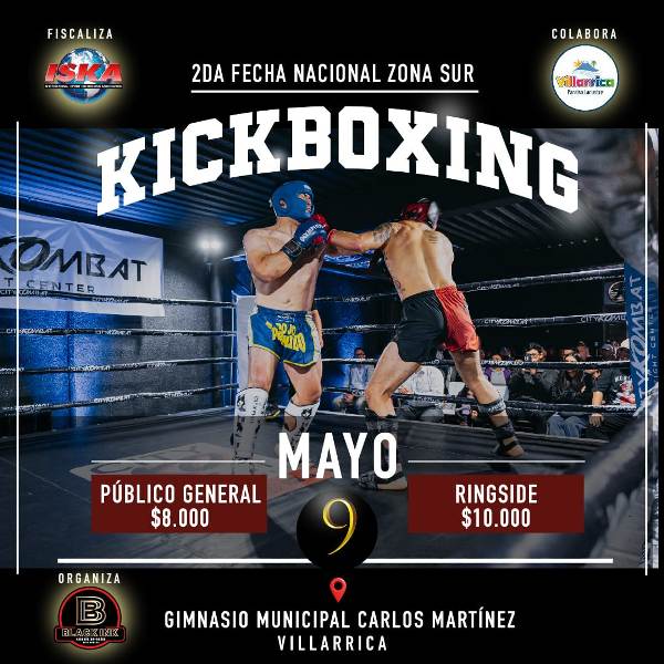 Villarrica será sede de importante torneo de Nacional Zona Sur de Kickboxing Iska - Red Informativa