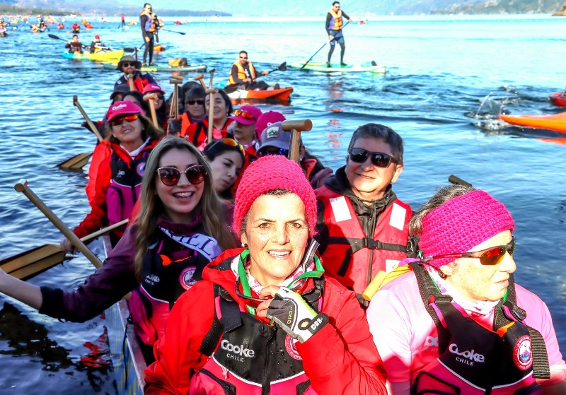 Segunda versión de la Travesía Interregional Lago Calafquén marcó récord sudamericano - Red Informativa