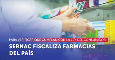 Sernac fiscaliza a las farmacias del país para verificar que cumplan con la ley