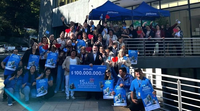 Casi mil proyectos sociales marcan nuevo récord de postulaciones al Fondo de Aguas Araucanía 2026 1 Casi mil proyectos sociales marcan nuevo récord de postulaciones al Fondo de Aguas Araucanía 2026 - Red Informativa